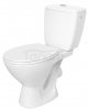 MITO - SET 206 - Wc Kompakt KASKADA z deska polipropylenową i odpływem poziomy K100-206